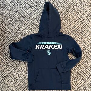 Fanatics Navy Blue Seattle Kraken Kids Hoodie